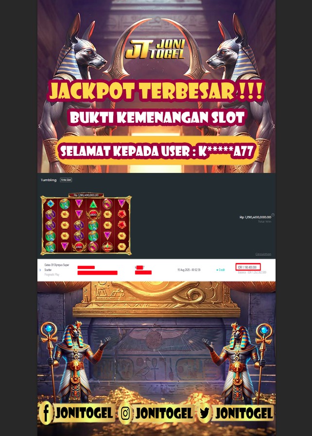 Selamat Atas Kemenangan Jackpot Pada Game Slot Pragmatic – Gates Of Olympus Super Scatter